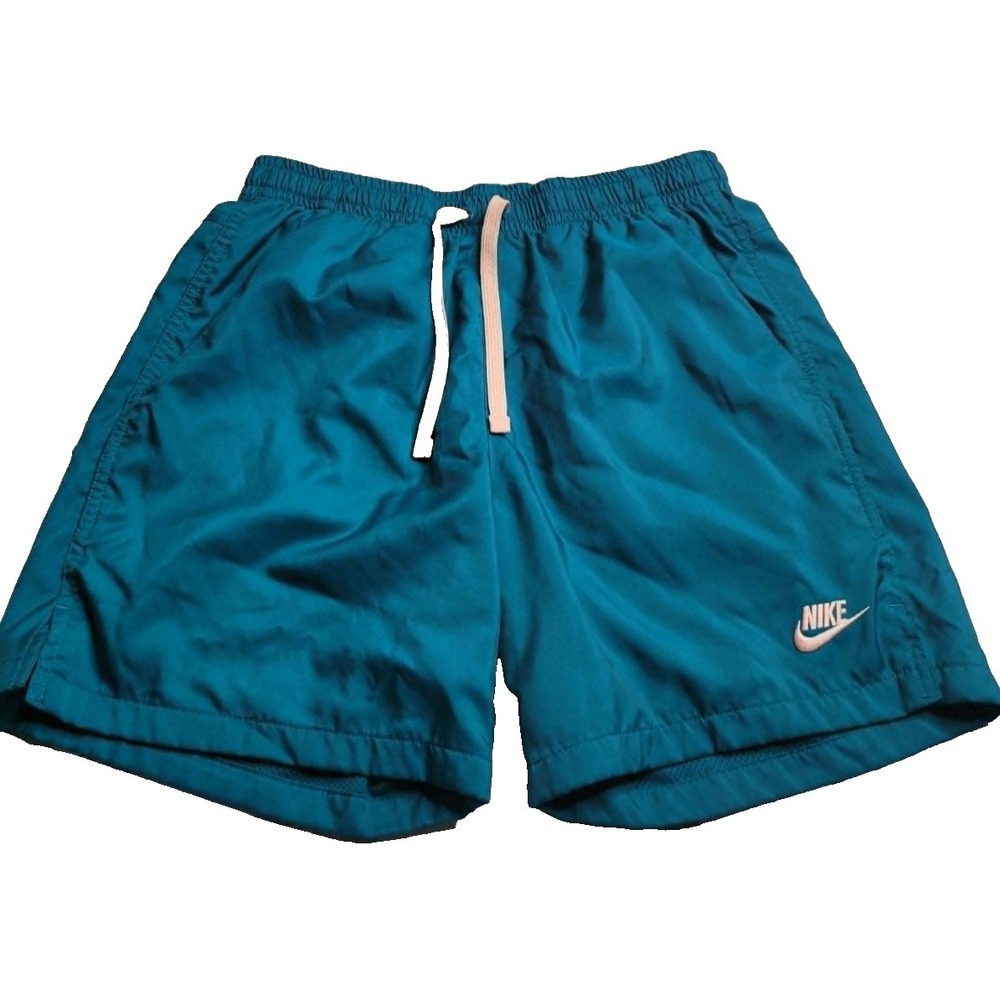 NIKE Sportswear Sports Essentials Lined Flow Shorts Teal Men's Small